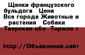 Щенки французского бульдога › Цена ­ 30 000 - Все города Животные и растения » Собаки   . Тверская обл.,Торжок г.